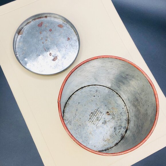 Vintage CHEINCO Homestead All Natural Cookies Tin Jar: 70s Kitchen Decor - Picture 6 of 12